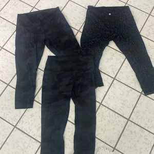 3 Pairs of Lululemon Align Leggings 21’